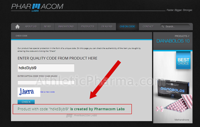 PharmaCom Labs – подтверждаем оригинальность по коду товара Проверка подлинности PharmaCom Labs на официальном сайте